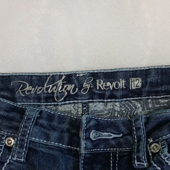 Girls size 12 Revolt jeans - Picture 4 of 5